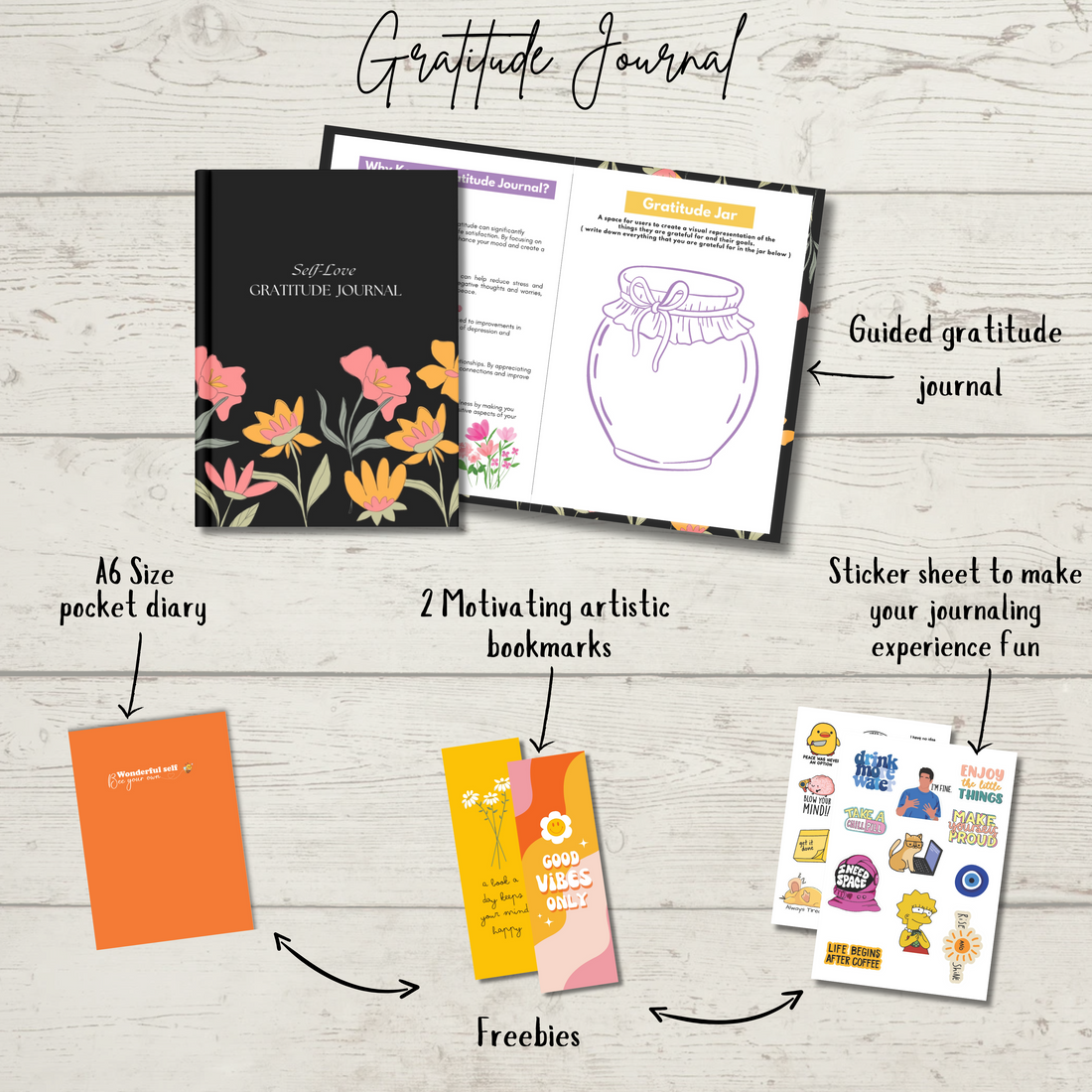 The SFS store Self-love Gratitude journal