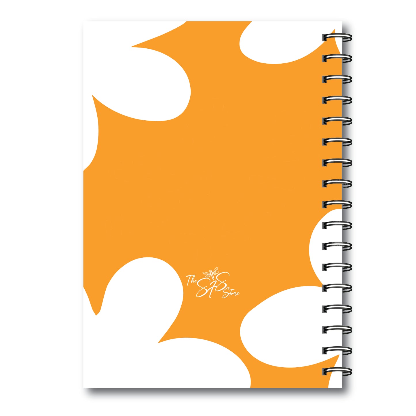 Spiral Notebook, A5 5.7 x 8.2 size, 200 pages College Ruled Notebook, Ruled Writing Journal (Orange Dreamscape)