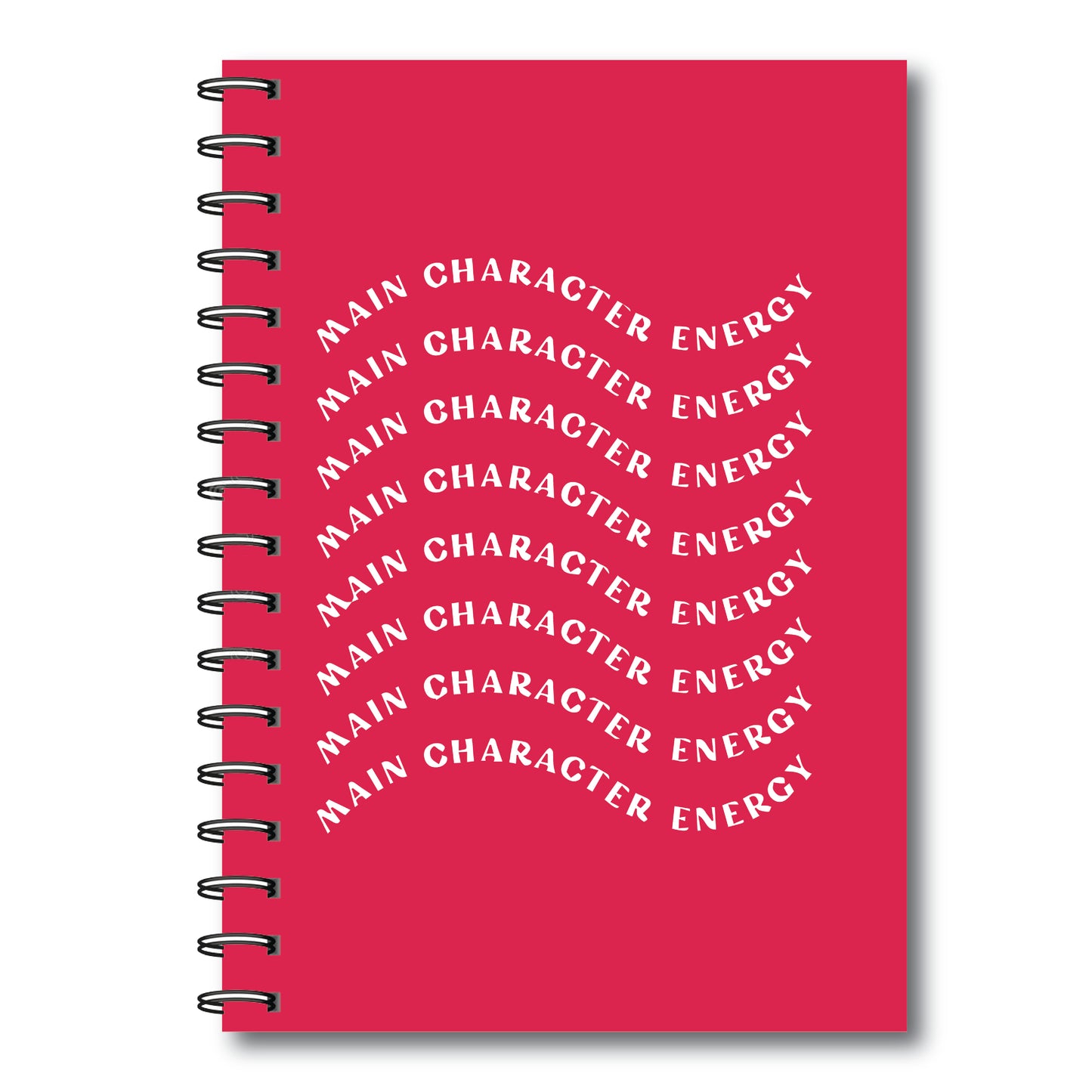 Spiral Notebook, A5 5.7 x 8.2 size, 200 pages College Ruled Notebook, Writing Journal (Main Character)