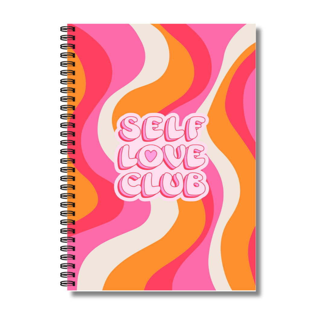 A5 Spiral Notebook PACK OF 2  Self love club, Butterfly garden