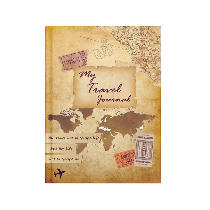 Travel Journal (Travel Diary, Travel Journal, Scrapbook Journal) - 100pages