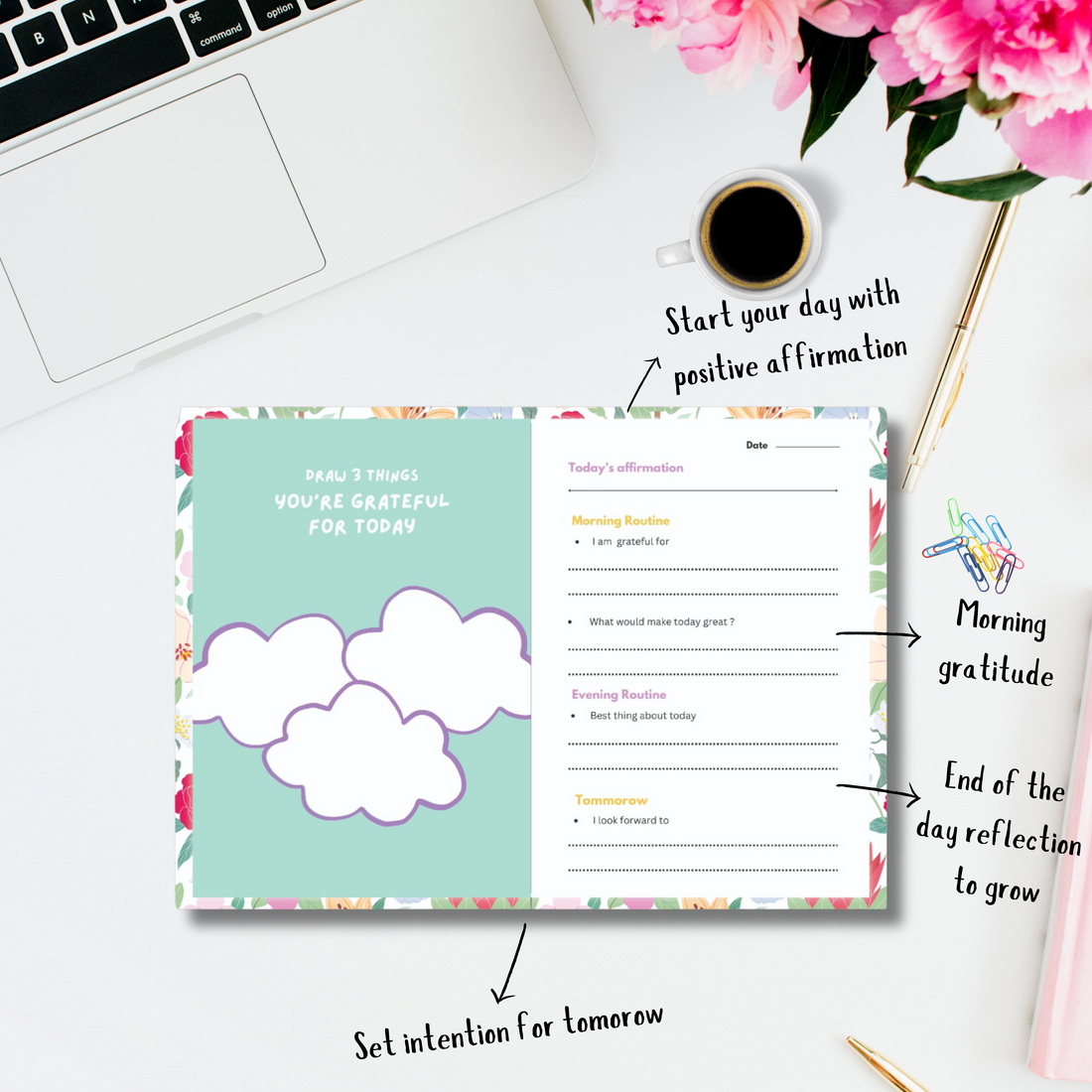 The SFS store Self-love Gratitude journal