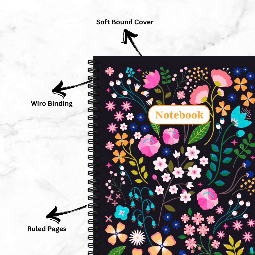 Midnight bloom & Purple marble PACK OF 2