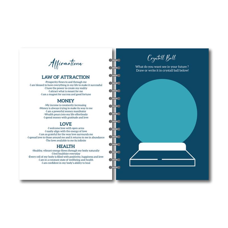 Manifestation Journal – Write Down Your Dreams, Goals and Desires | 207 Pages.