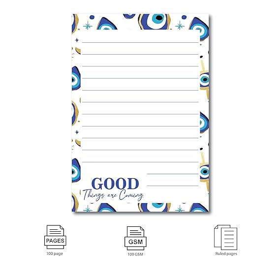 Memo Notepad Tear Off Sheets Tear Off Sheets (100 GSM) - Pack Of 6