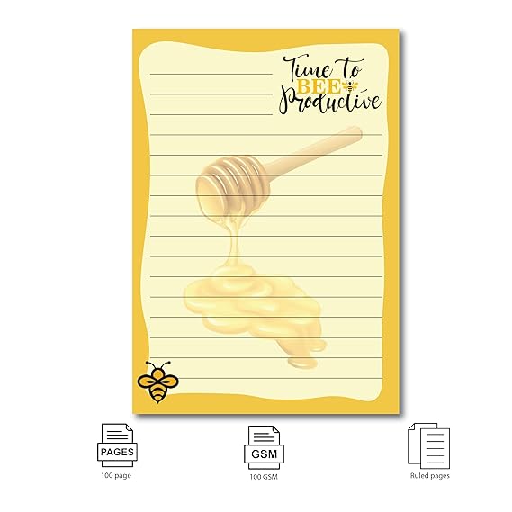 Memo Notepad Tear Off Sheets Tear Off Sheets (100 GSM) - Pack Of 6