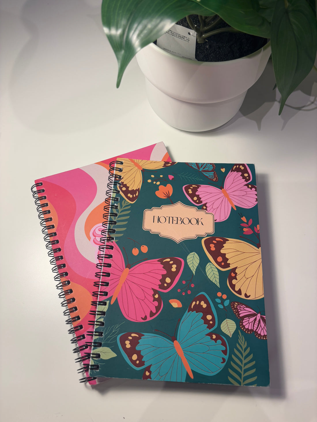 Self love club, Butterfly garden A5 Spiral Notebook PACK OF 2