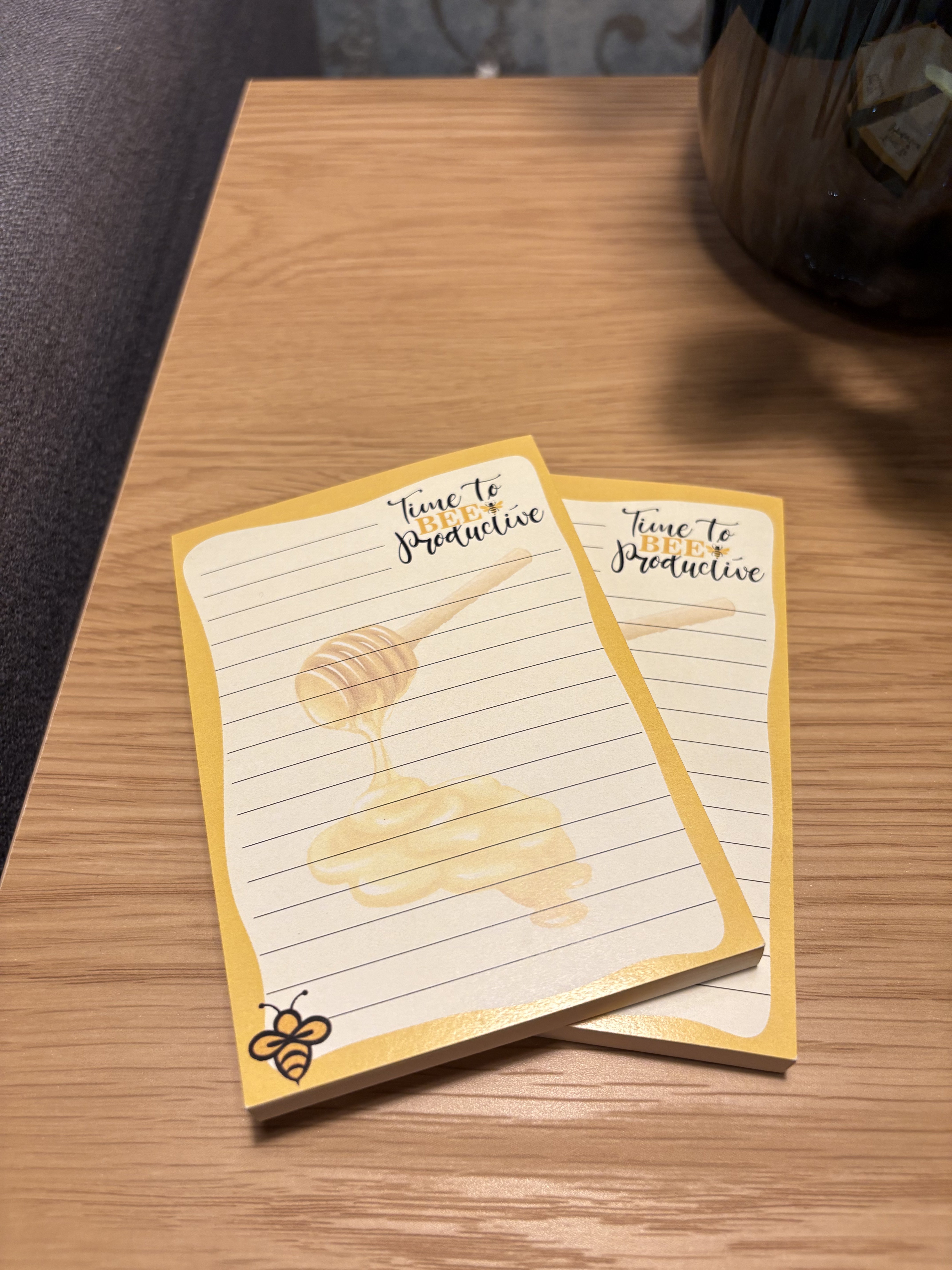 Honey Bee To Do List Memo Notepad Tear Off Sheets (Pack of 2)
