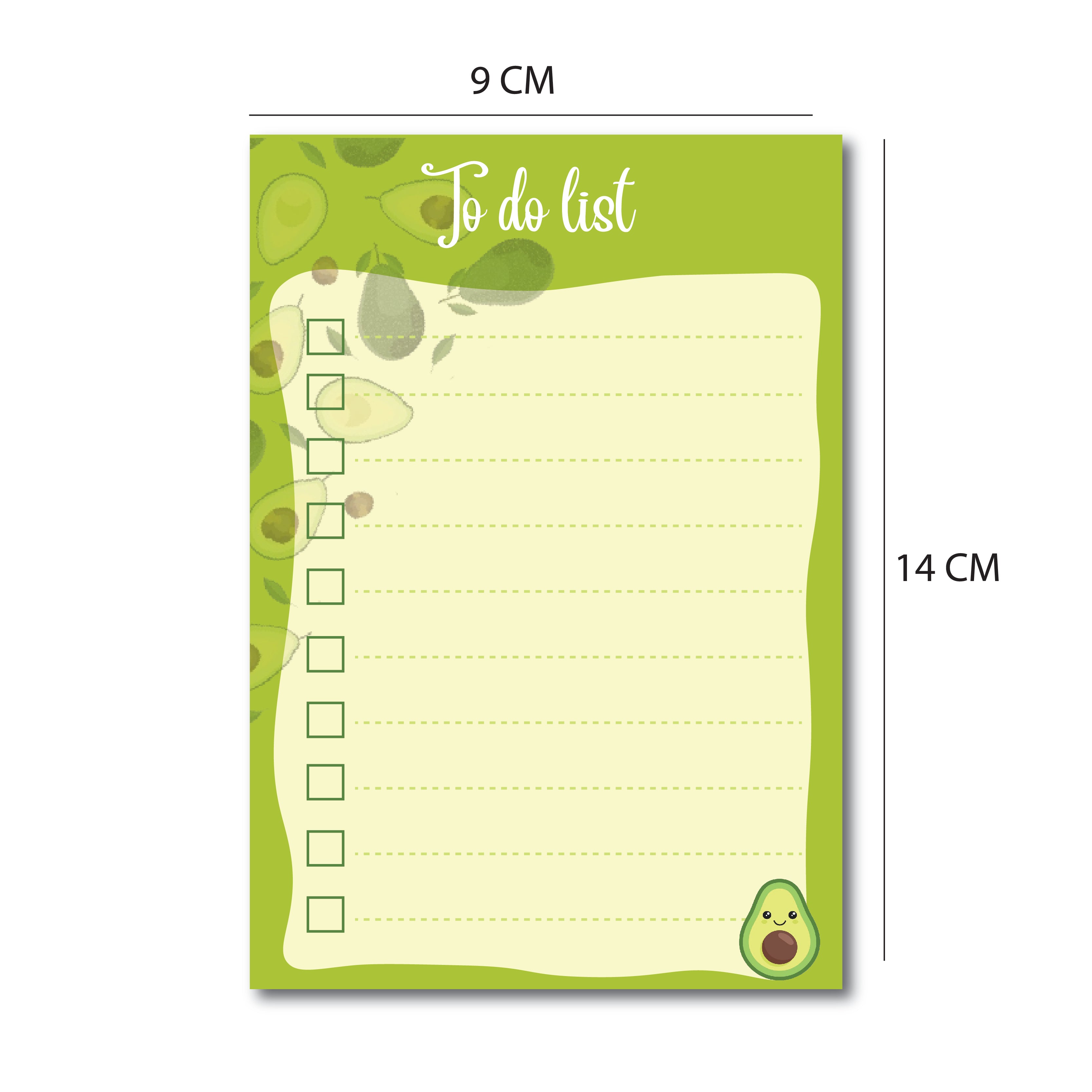 Avocado Memo Notepad Tear Off Sheets (Pack of 2)