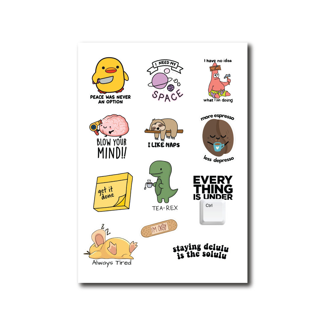 Sticker Sheet - Pack of 2 sheets  A5 size