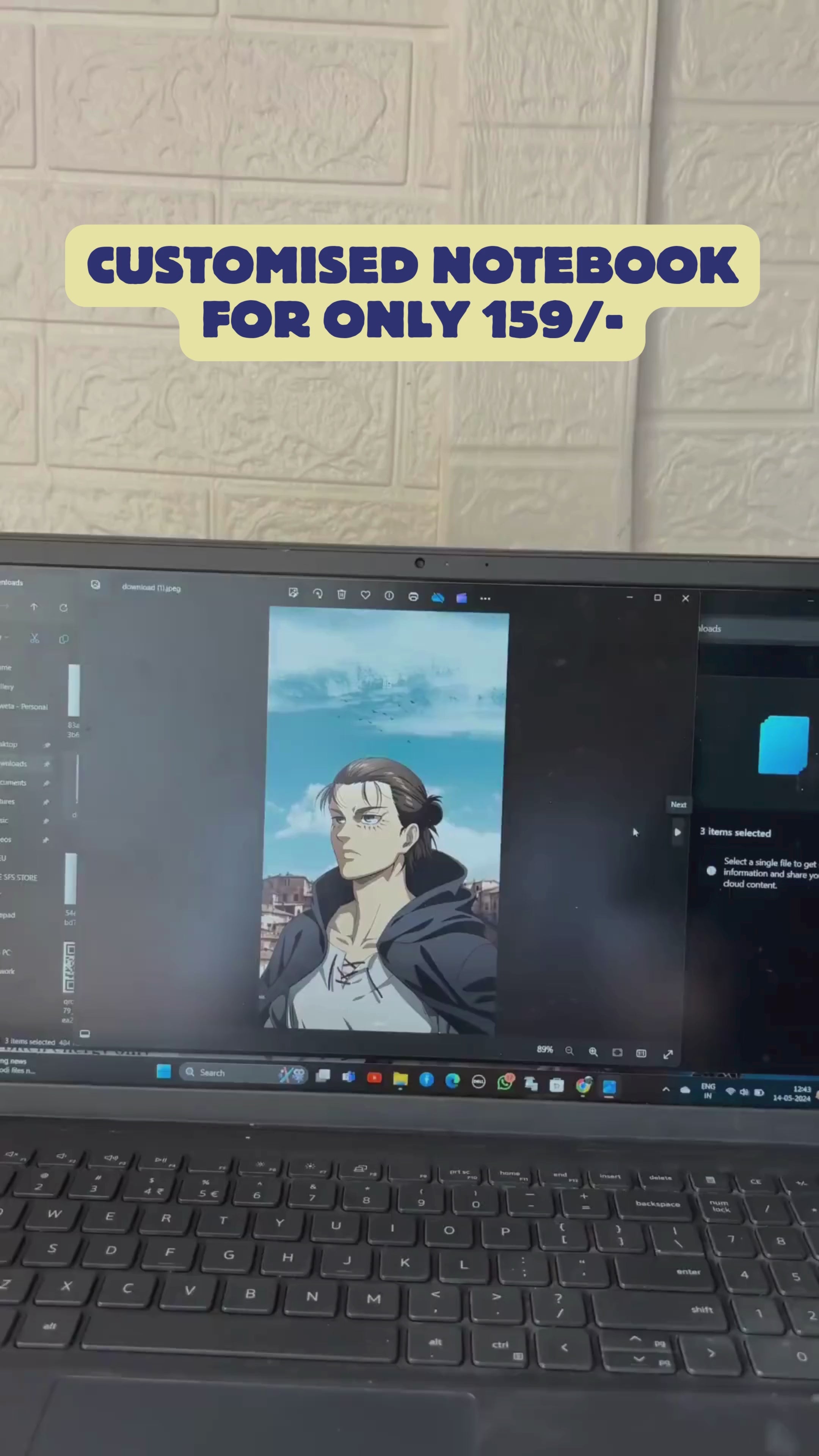 Customised Cover Notebook 80 pages